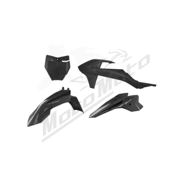 Racetech Plastic Set GAS GAS MC 50 24-25 Black