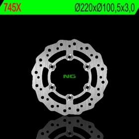 NG BRAKES 745X Front Wave Fixed Brake Disc SUZUKI RM / YAMAHA YZ 80-85 93-23