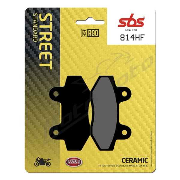 SBS HF Street 814HF Ceramic Organic Brake Pads Hyosung / Mash 125-700cc 04-17