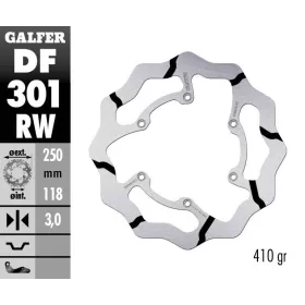 GALFER Wave® Front Brake Rotor Yamaha WR F/ YZ / YZ F 125-450cc 00-17