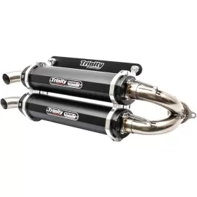 TRINITY RACING Stage 5 Slip-On Dual Muffler POLARIS RZR XP 1000 16-19