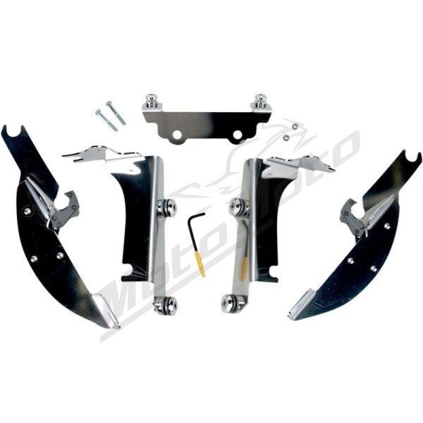 MEMPHIS SHADES METRIC Windshield Trigger-Lock Complete Mount Kit Kawasaki VN 80-1500 96-06