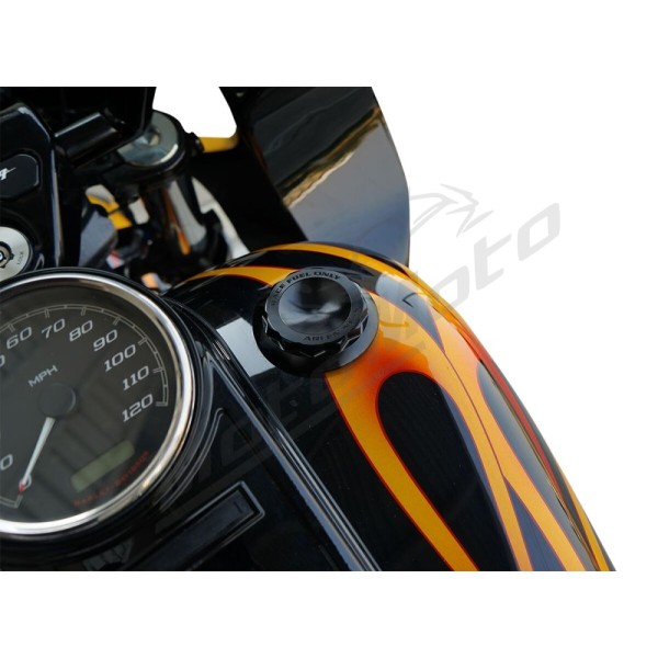 ARLEN NESS Vented Gas Cap Harley Davidson FLD / FLDE / FLFB / FLFBS / FLHC / FLHCS / FLHR 883-1923cc 92-24