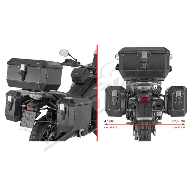 GIVI Monokey Šoninių daiktadėžių laikiklis CF Moto 800 MT-X 2025