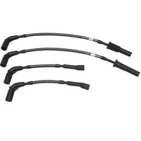 MAGNUM SHIELDING Spark Plug Wires Black Harley Davidson FLDE / FLFB / FLFBS / FLSB / FXLRST / FXST 1750/1923 18-24