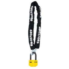 Oxford Boss Alarm 14mm Yellow + 12mm x 2.0m Chain