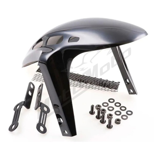 CULT WERK Priekinis sparnas juodas Custom Harley Davidson 1750-1923cc 2018-2026