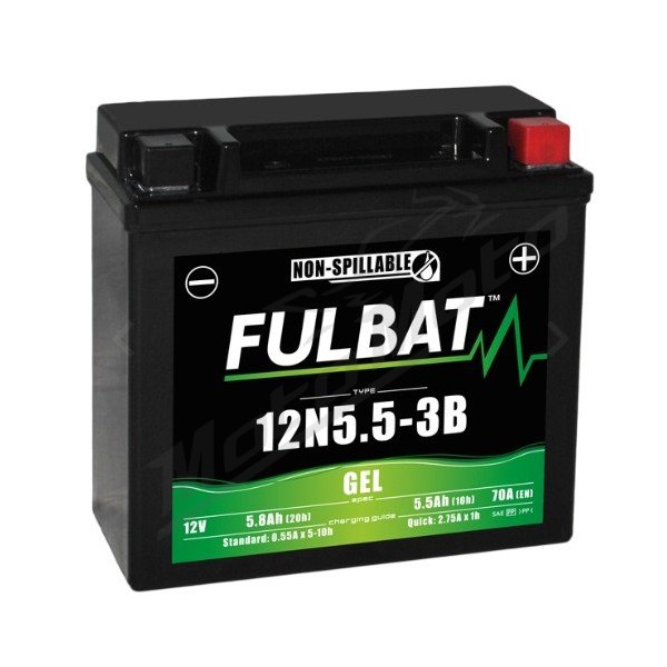 FULBAT Accumulator capacity 5.8 Ah 70 A EN 12V