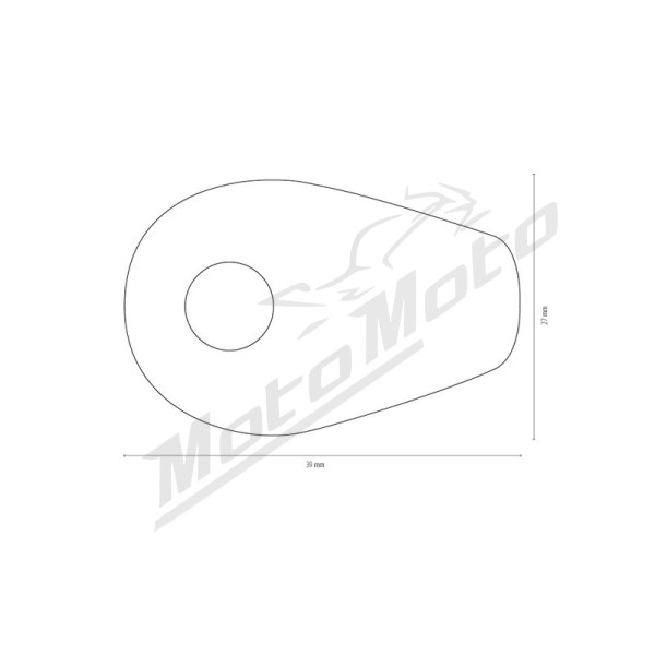 HIGHSIDER Mounting Plates Indy Spacer Yamaha 600-1000cc 98-15