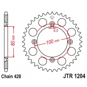 Rear sprocket JTR1204