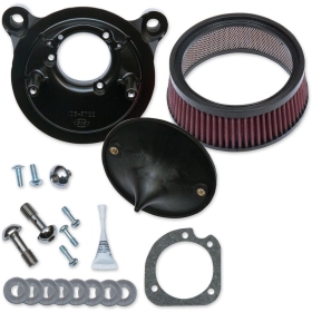 S&S CYCLE Super Stock™ Stealth Air Cleaner Kit Harley Davidson FLD / FLHR / FLHRC 883-1690cc 01-22