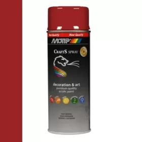 MOTIP Spalvoti dažai CRAFTS RAL3002 400ml