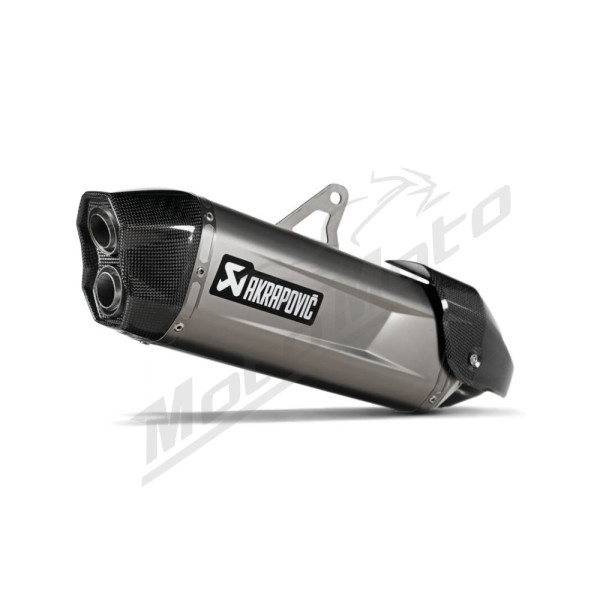 AKRAPOVIC Slip-On Line Muffler Titanium / Carbon Fiber Kawasaki KLZ 1100 2025
