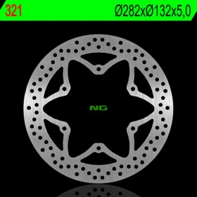 NG BRAKES 321 priekinis / galinis fiksuotas stabdžių diskas YAMAHA FJ / FJR / TDR / TZR / VMX / XT / XTZ / XV / XVS / XVZ 50-1300 86-21