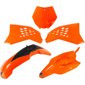 UFO Plastics Set KTM SX 65 12-15 Orange