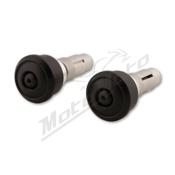 HIGHSIDER universal Retro Handlebar Ends Black