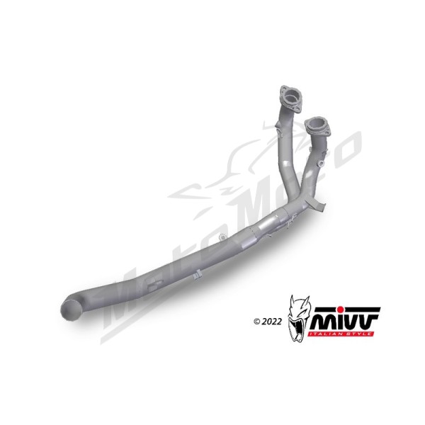 MIVV De-Cat Pipe Stainless Steel Honda CRF1100 L Africa Twin 20-23