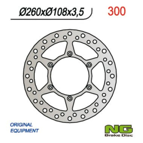 NG BRAKES Front Fixed Brake Disc 260mm Fantic Caballero 50-125cc 95-06