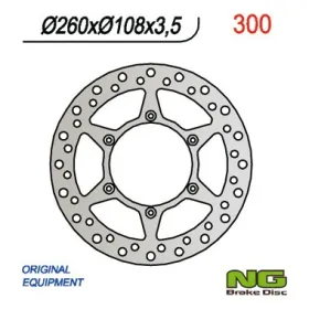 NG BRAKES Priekinis fiksuotas stabdžių diskas 260mm Fantic Caballero 50-125cc 95-06