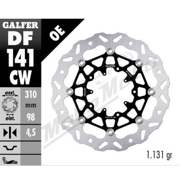 GALFER Front brake disc Honda CRF 1100L 2020>
