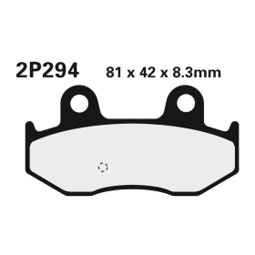 NISSIN stabdžių trinkelės Suzuki AN 400-650cc 03-23