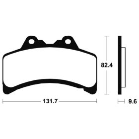 TECNIUM Street Organic Brake pads MA182 Yamaha GTS 1000 93-98