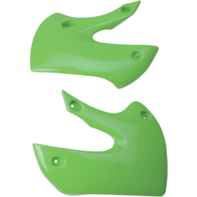 UFO Radiator Covers Kawasaki KLX / KX 65-110cc 02-24 Green