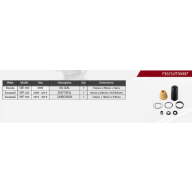 SHOWA Rear Shock Absorber Repair Kit Honda / Kawasaki 250-450cc 09-18