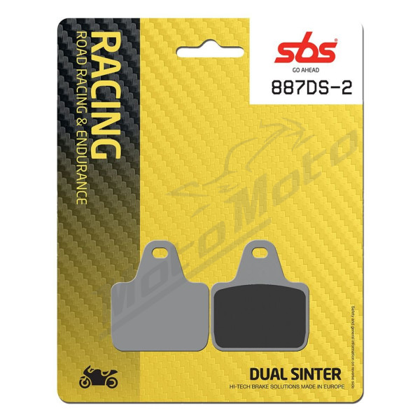 SBS DS Racing 887DS-2 Dual Sintered Brake Pads BREMBO RACING CALIPERS MOTO3/SBK