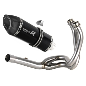 Kawasaki ER 6 N / F 2012-2016 Dominator Full Exhaust System HP5 BLACK + dB killer