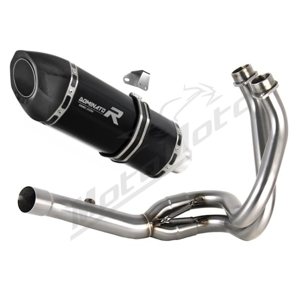 Kawasaki ER 6 N / F 2012-2016 Dominator Full Exhaust System HP5 BLACK + dB killer
