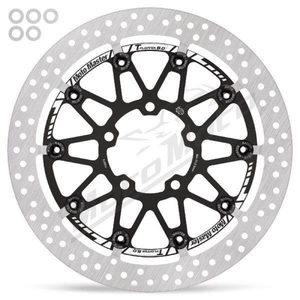 MOTO-MASTER HALO Front Floating Brake Disc Kawasaki ZX-10R 1000 16-25
