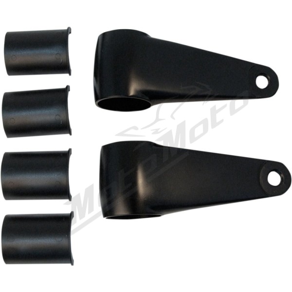 EMGO Universal Black Headlamp Mounting Brackets Ø35-41