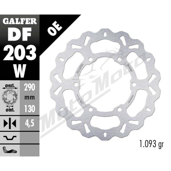 GALFER Wave® Front Brake Rotor Kawasaki EX / Z / ZX 250cc 08-25