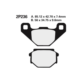 NISSIN stabdžių trinkelės Aprilia RX / Tuareg 125-350cc 90-92