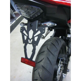 V PARTS Numerio ženklo laikiklis juodas Honda CB / CBR 500F/R 16-22