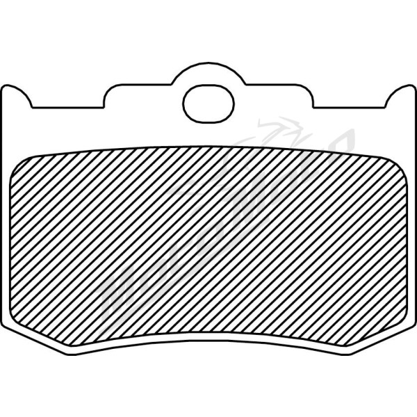 DRAG SPECIALTIES Sintered Brake Pads Triumph America / Bonneville / Daytona / Scrambler / Speed Triple / Sprint / Street 800-1200cc 99-24