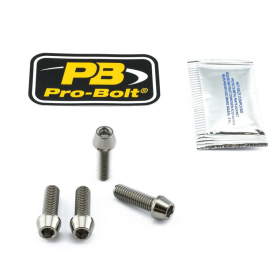 PRO BOLT Axle Pinch Bolt Kit Titan, Front BMW / Ducati / KTM / Triumph / Yamaha 350-1000cc 07-23
