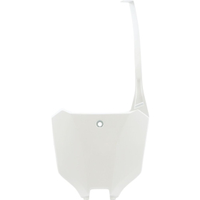 UFO White Front Number Plates Honda CRF 250-450cc 21-26