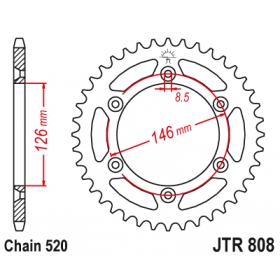 Rear sprocket JTR808