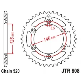 Rear sprocket JTR808