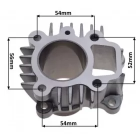 Mini moto cylinder set MaxTuned AC Ø44 / PIN Ø13