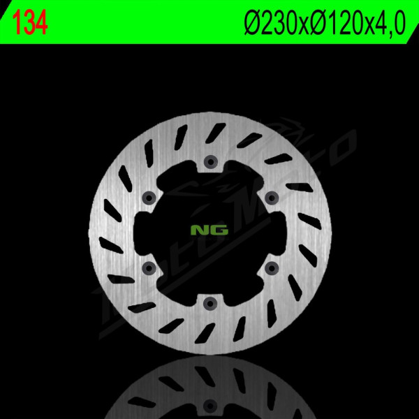 NG Front Fixed Brake Disc 230X120X4.0mm Husaberg FE 350cc 91-97
