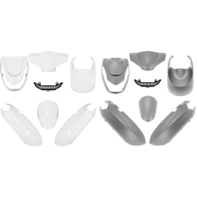 O PARTS Body Kit Gloss White - Peugeot Kisbee 