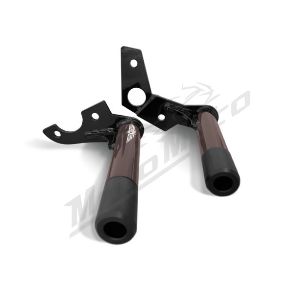 HEINZ BIKES Rear Crash Bar Bronze Harley Davidson FLDE/ FLFB / FLFBS / FLSL / FXBB / FXST 1750/1923 18-25