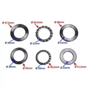 Fork bearing set PEUGEOT DJANGO/ KISBEE/ SPEEDFIGHT/ VIVACITY 50-150cc 09-21