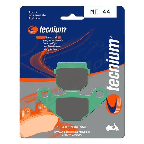 TECNIUM organinės stabdžių trinkelės ME44 Fantic / Sherco / Suzuki / Rieju / Hyosung  50/110 85-24