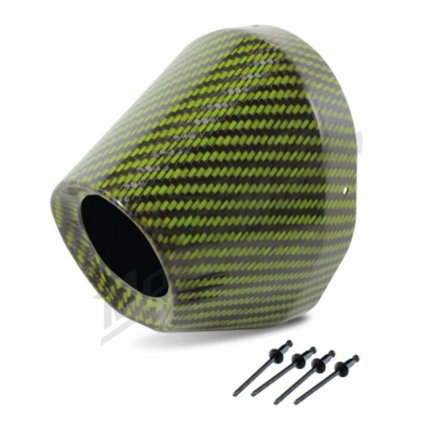 PRO CIRCUIT End Cap Carbon Fiber Green Ø11.4x4.45cm