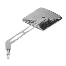 V PARTS Custom kairės pusės veidrodėlis universalus - chromuotas (1 vnt.)
