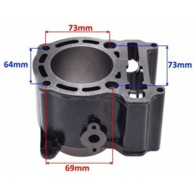 Cylinder set MaxTuned YAMAHA LC 250cc / Ø69 / PIN Ø17 4T